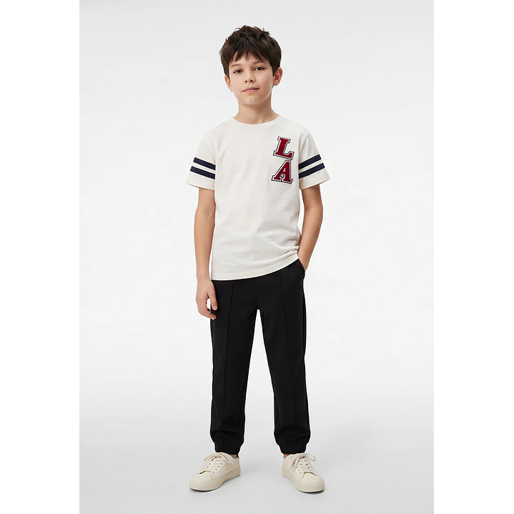 Polera College Niño Crudo 2