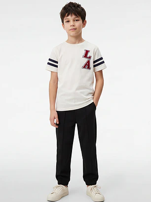 Polera College Niño Crudo