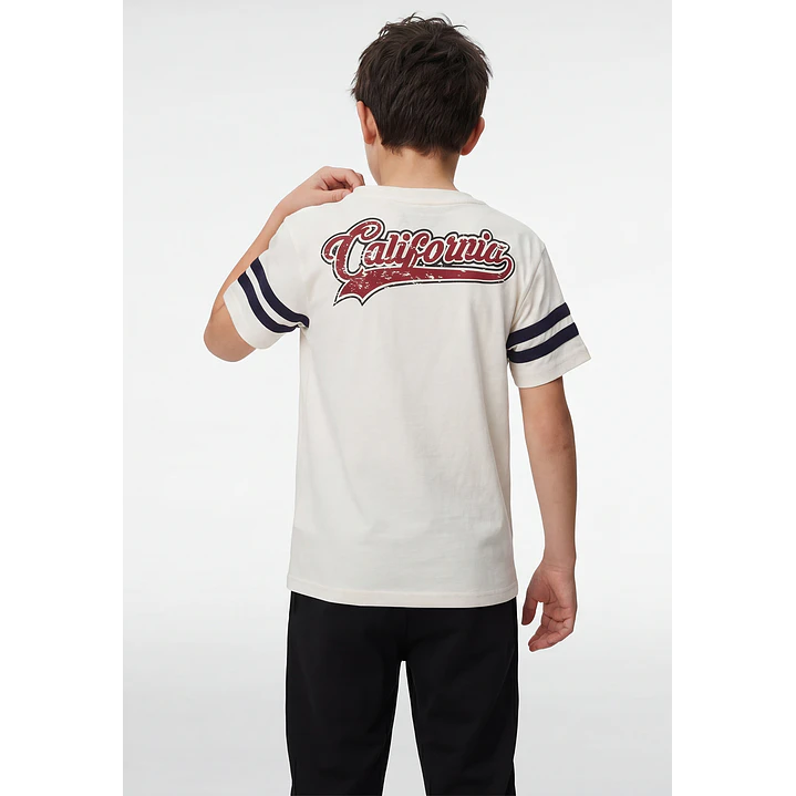 Polera College Niño Crudo 4