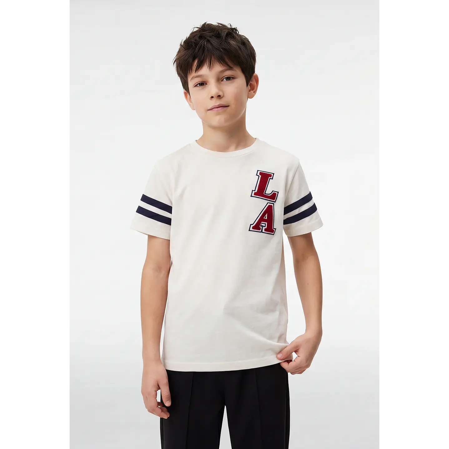 Polera College Niño Crudo 1