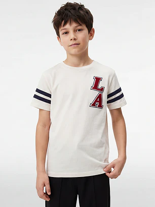 Polera College Niño Crudo