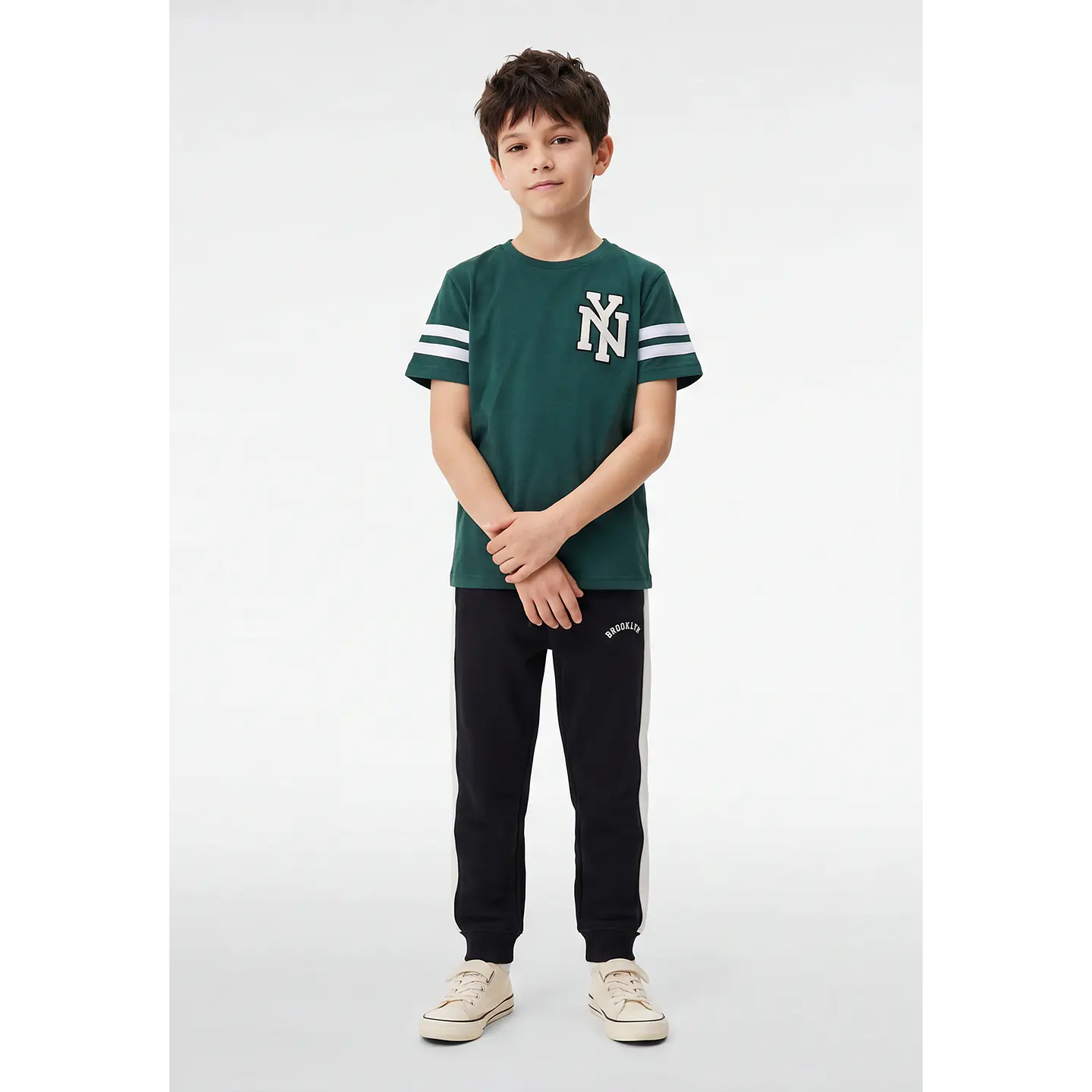 Polera College Niño Verde 2