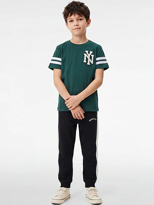 Polera College Niño Verde