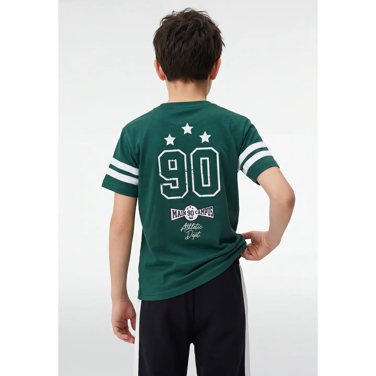 Polera College Niño Verde 4