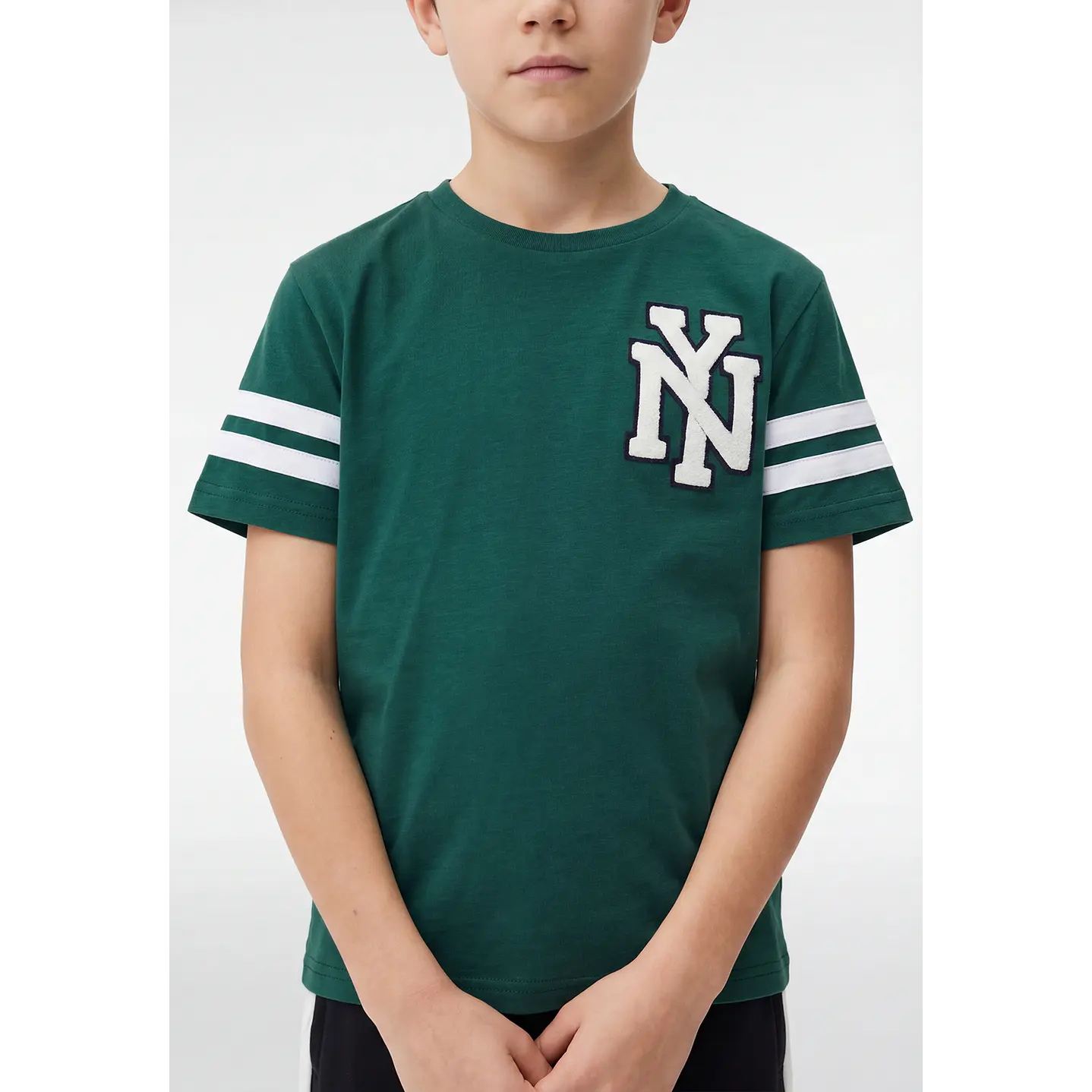 Polera College Niño Verde 3