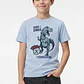Polera Dino Niño Celeste - Miniatura 1