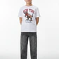 Polera Dino Niño Blanco - Miniatura 2