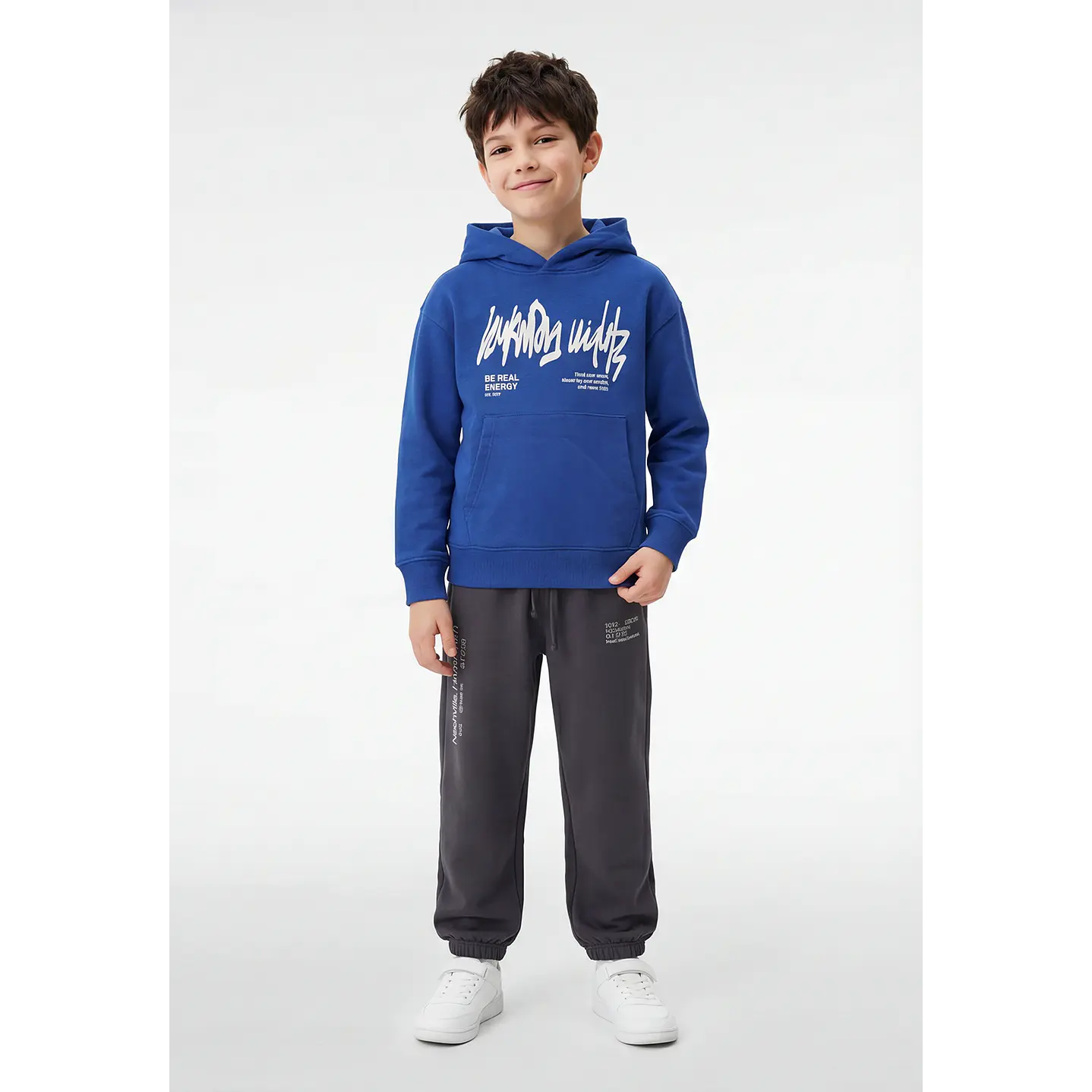 Polerón Urbano Niño Azul 2