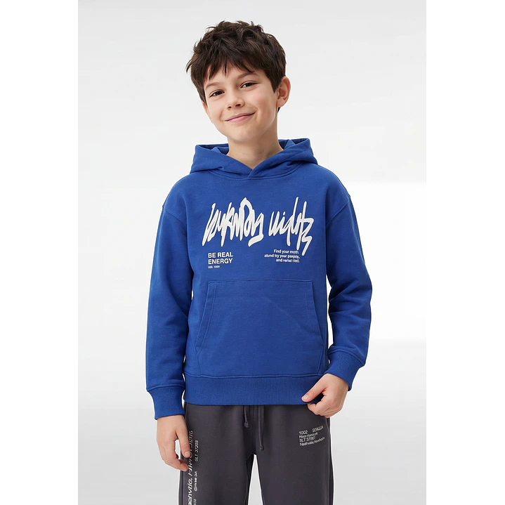 Polerón Urbano Niño Azul 1