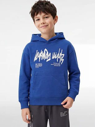 Polerón Urbano Niño Azul