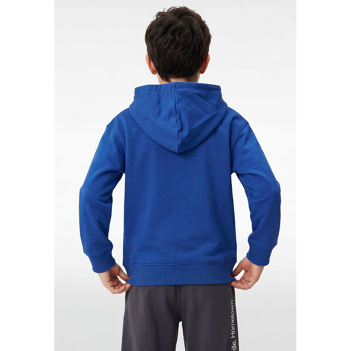 Polerón Urbano Niño Azul 4