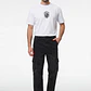 Jeans Procesado Cargo Hombre Negro - Miniatura 3