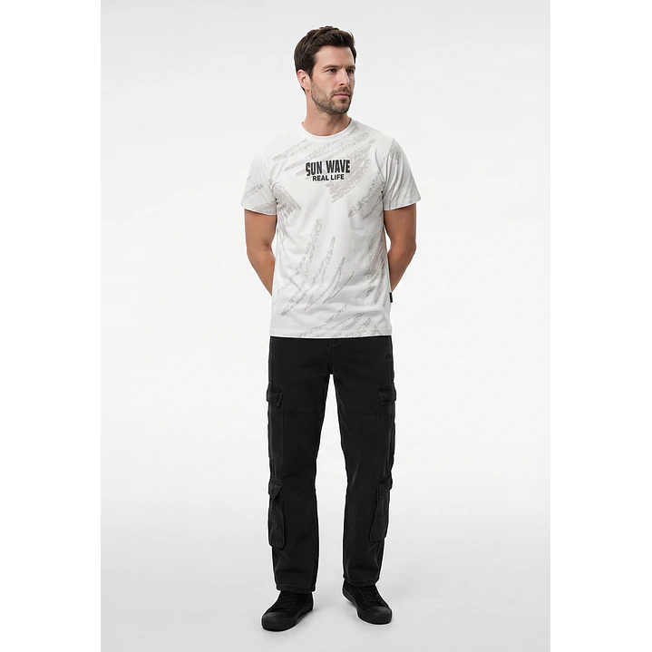 Jeans Cargo Hombre Negro 3