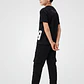 Pantalón Cargo Loose Fit Niño Negro - Miniatura 4
