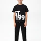 Pantalón Cargo Loose Fit Niño Negro - Miniatura 1
