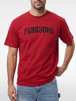 Polera Gothic Relaxed Hombre Rojo