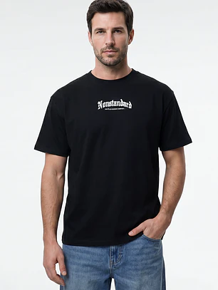 Polera Gothic Relaxed Hombre Negro