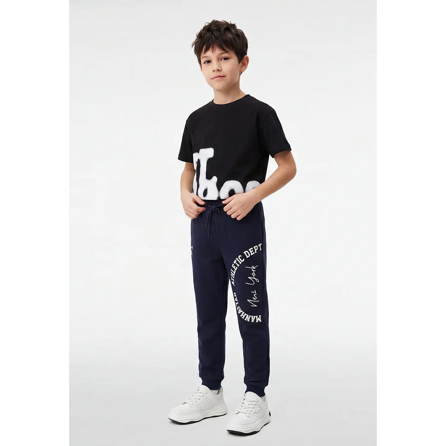 Buzo College Niño Azul 4