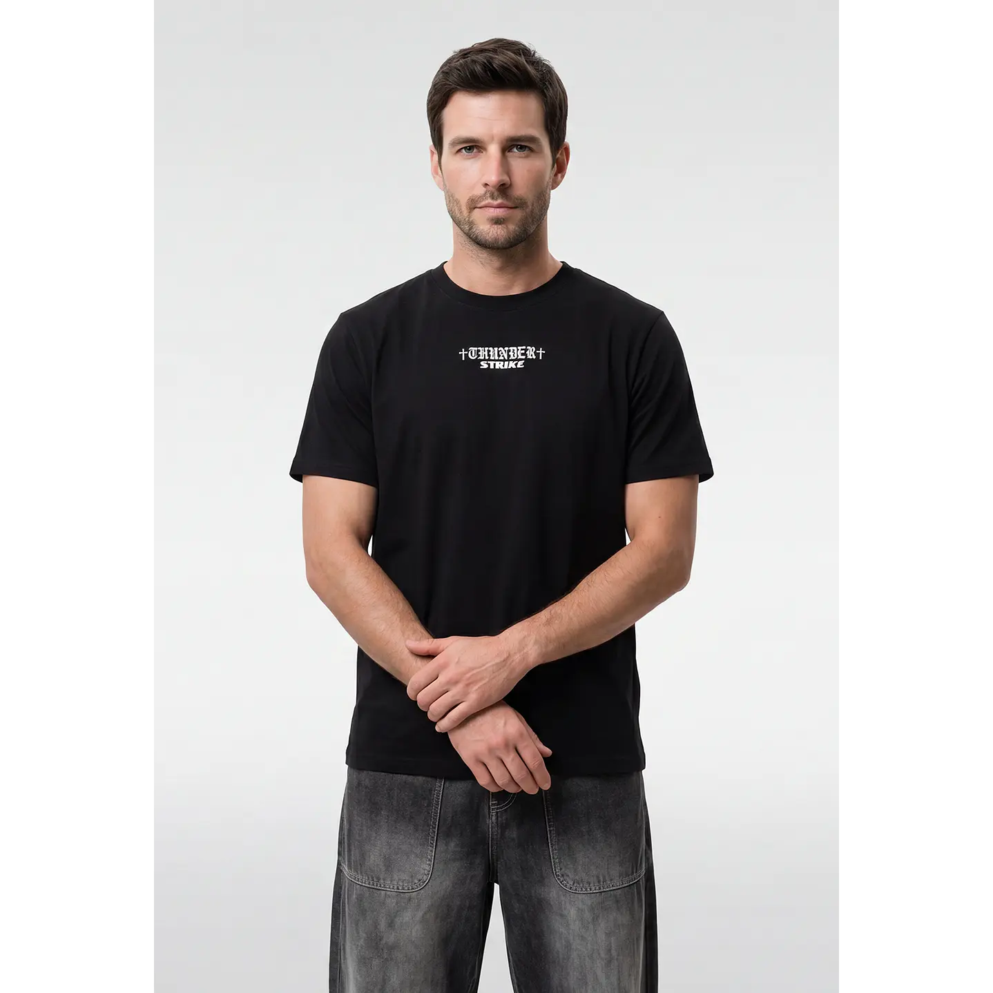 Polera Alas Hombre Negro 2
