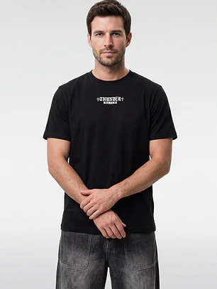 Polera Alas Hombre Negro