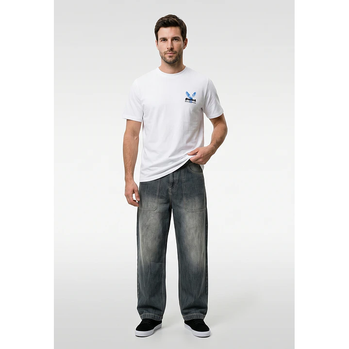 Polera Alas Hombre Blanco 4