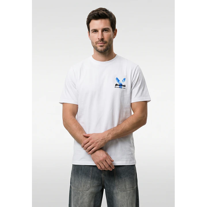 Polera Alas Hombre Blanco 1