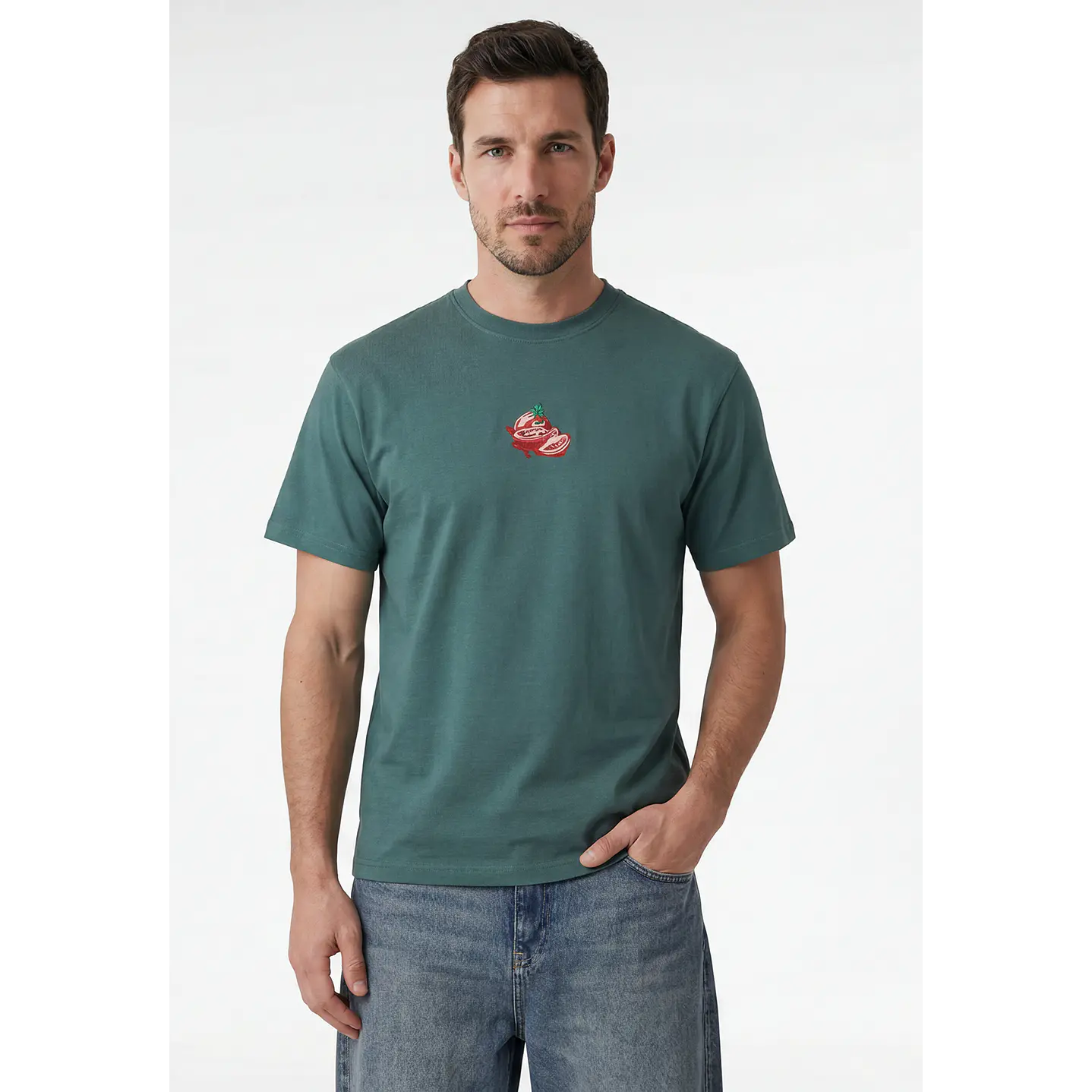 Polera Aji Hombre Verde 1