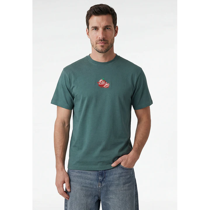 Polera Aji Hombre Verde 1