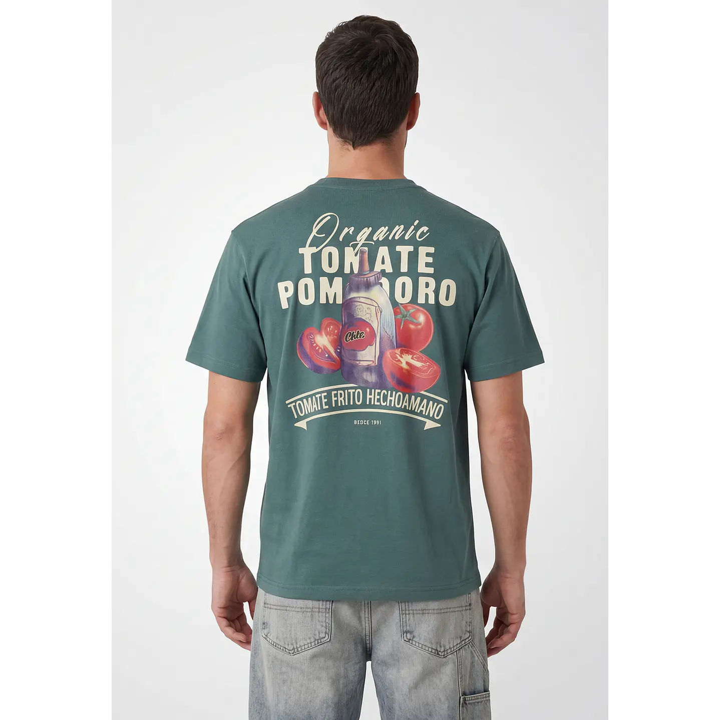 Polera Aji Hombre Verde 2