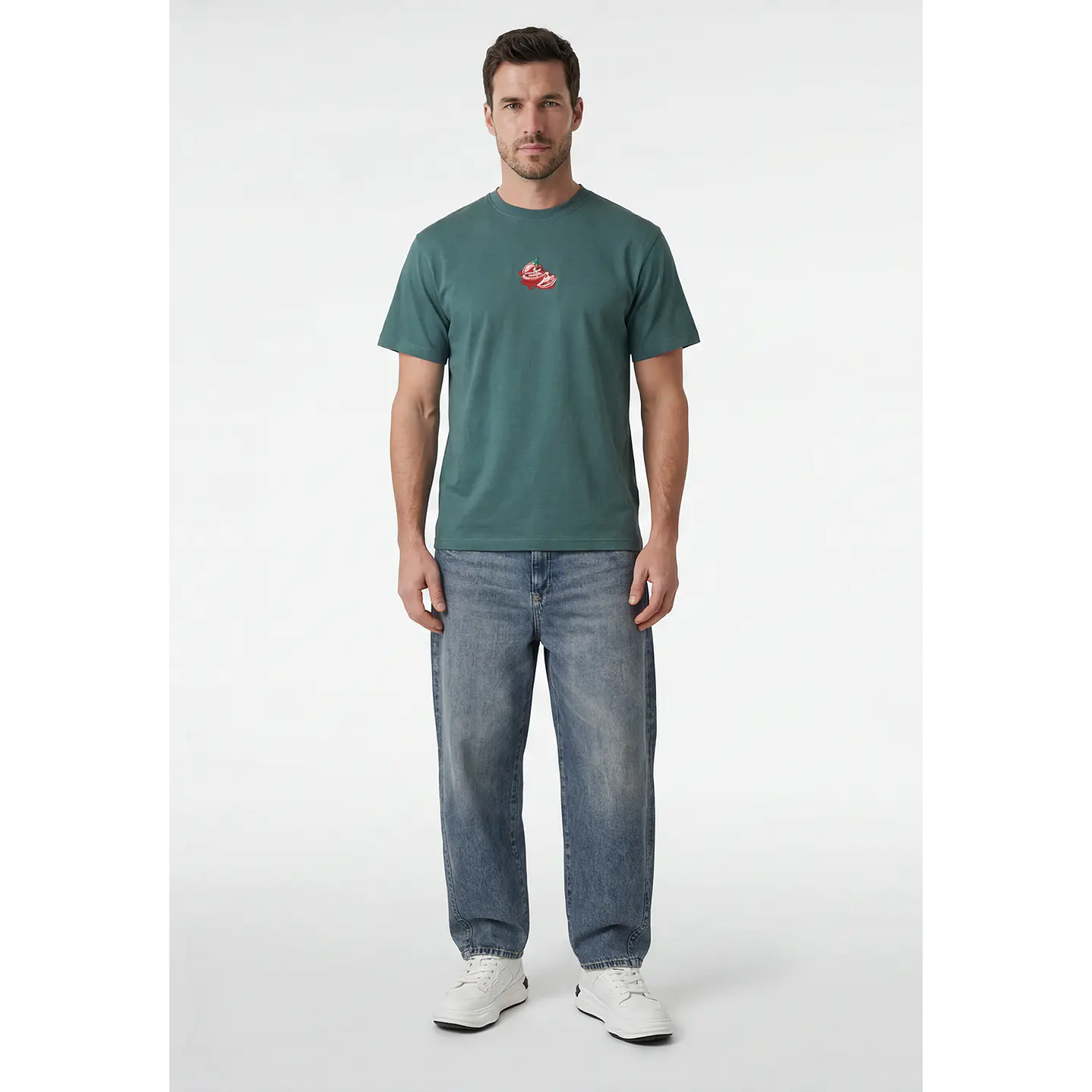 Polera Aji Hombre Verde 4