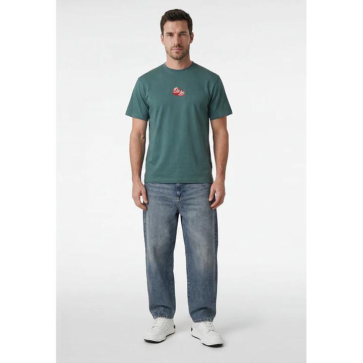 Polera Aji Hombre Verde 4