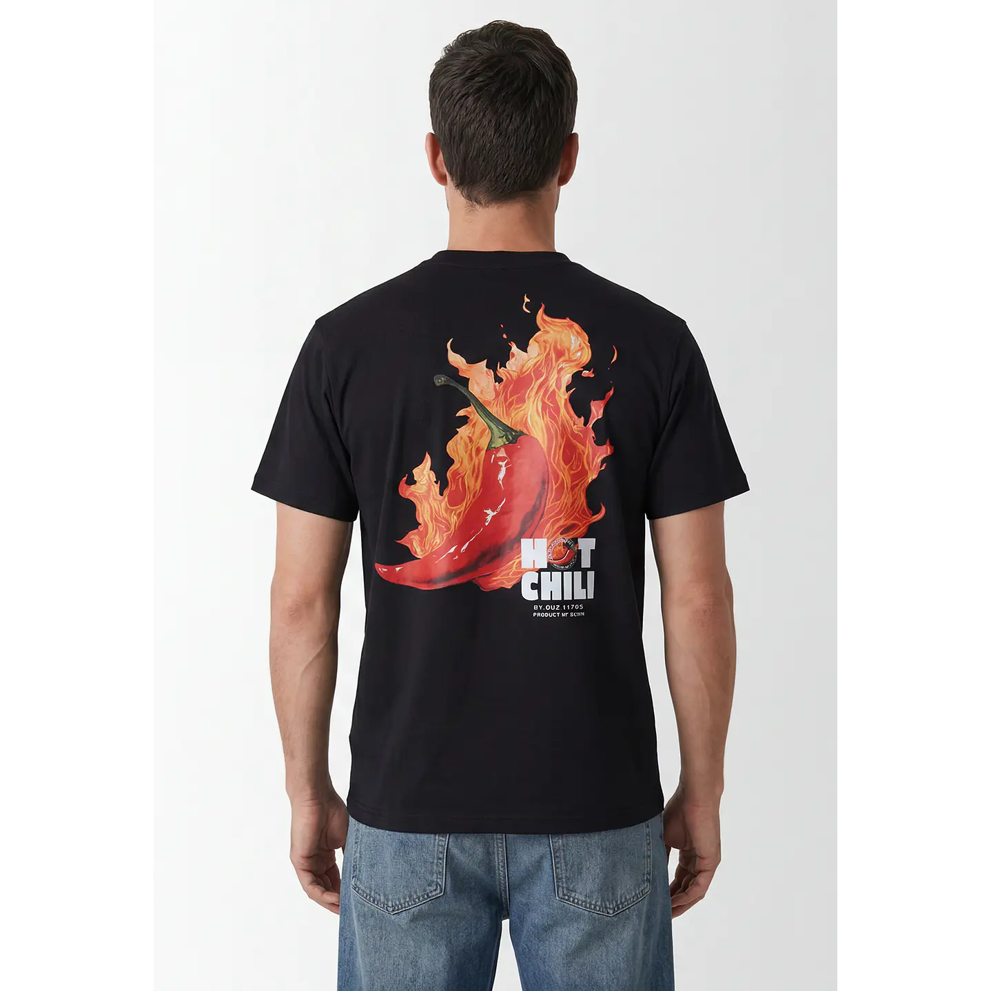 Polera Aji Hombre Negro 2