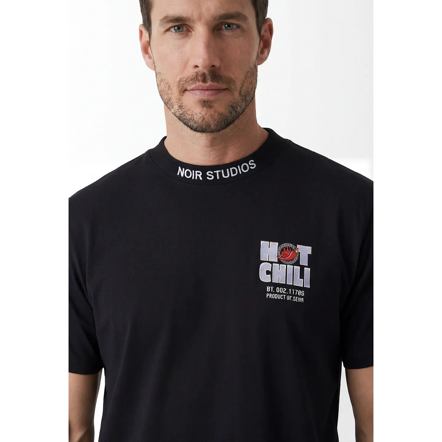 Polera Aji Hombre Negro 3