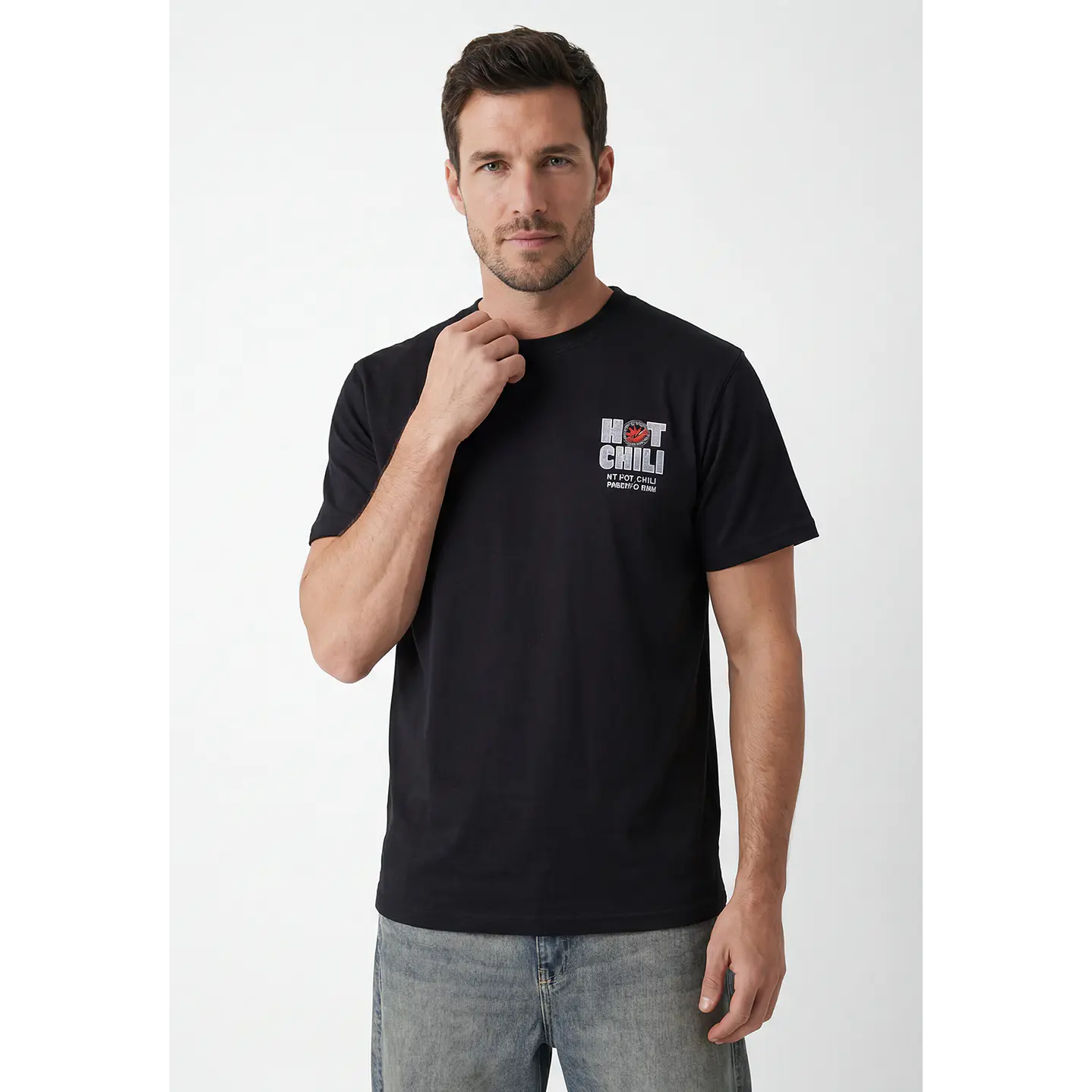 Polera Aji Hombre Negro 1