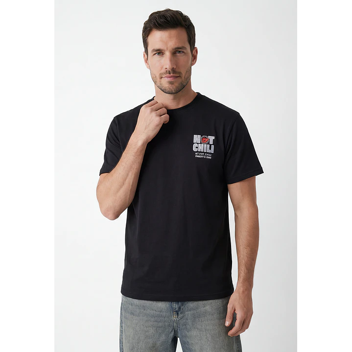 Polera Aji Hombre Negro 1