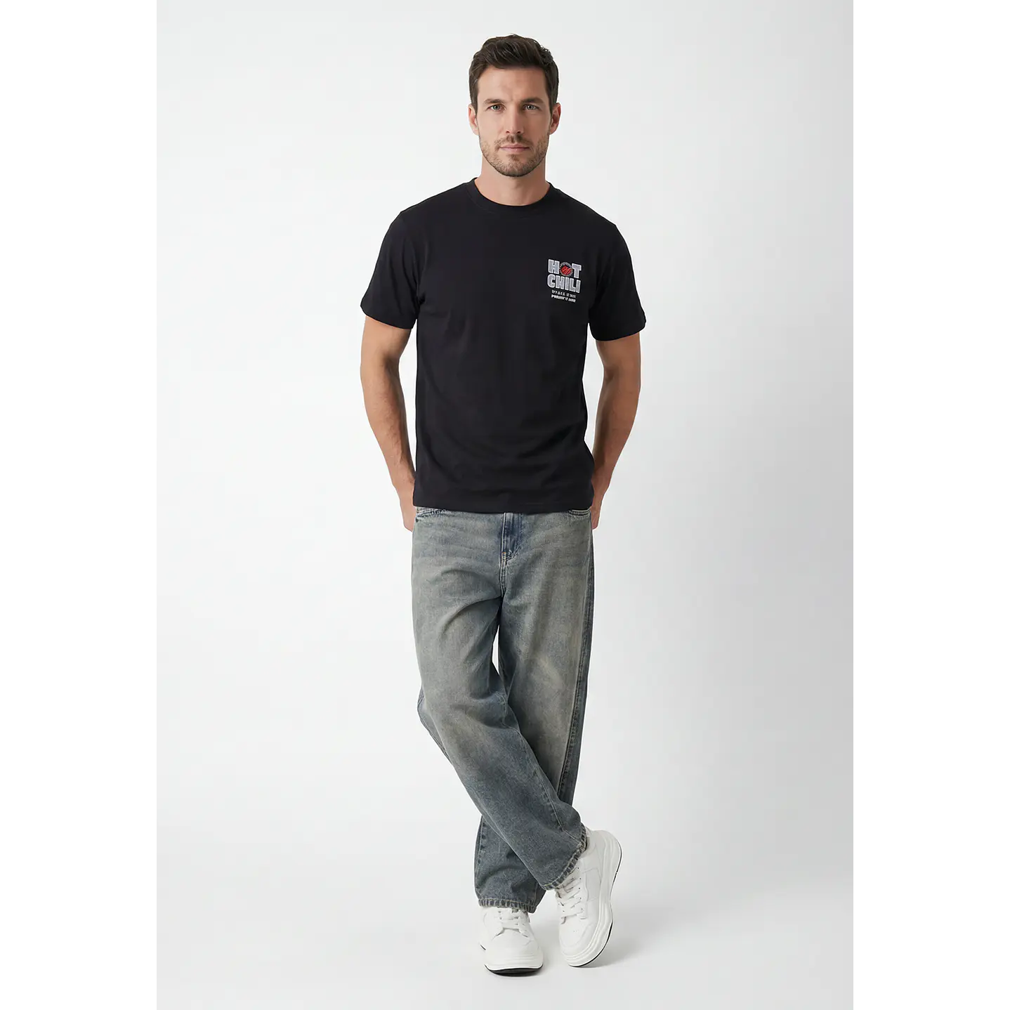 Polera Aji Hombre Negro 4