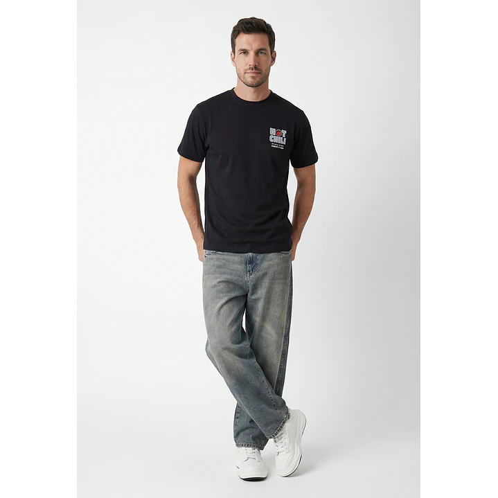 Polera Aji Hombre Negro 4