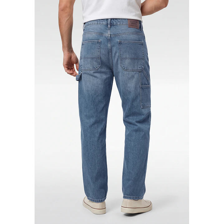 Jeans Ballon Hombre Celeste 2