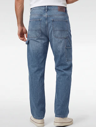 Jeans Ballon Hombre Celeste