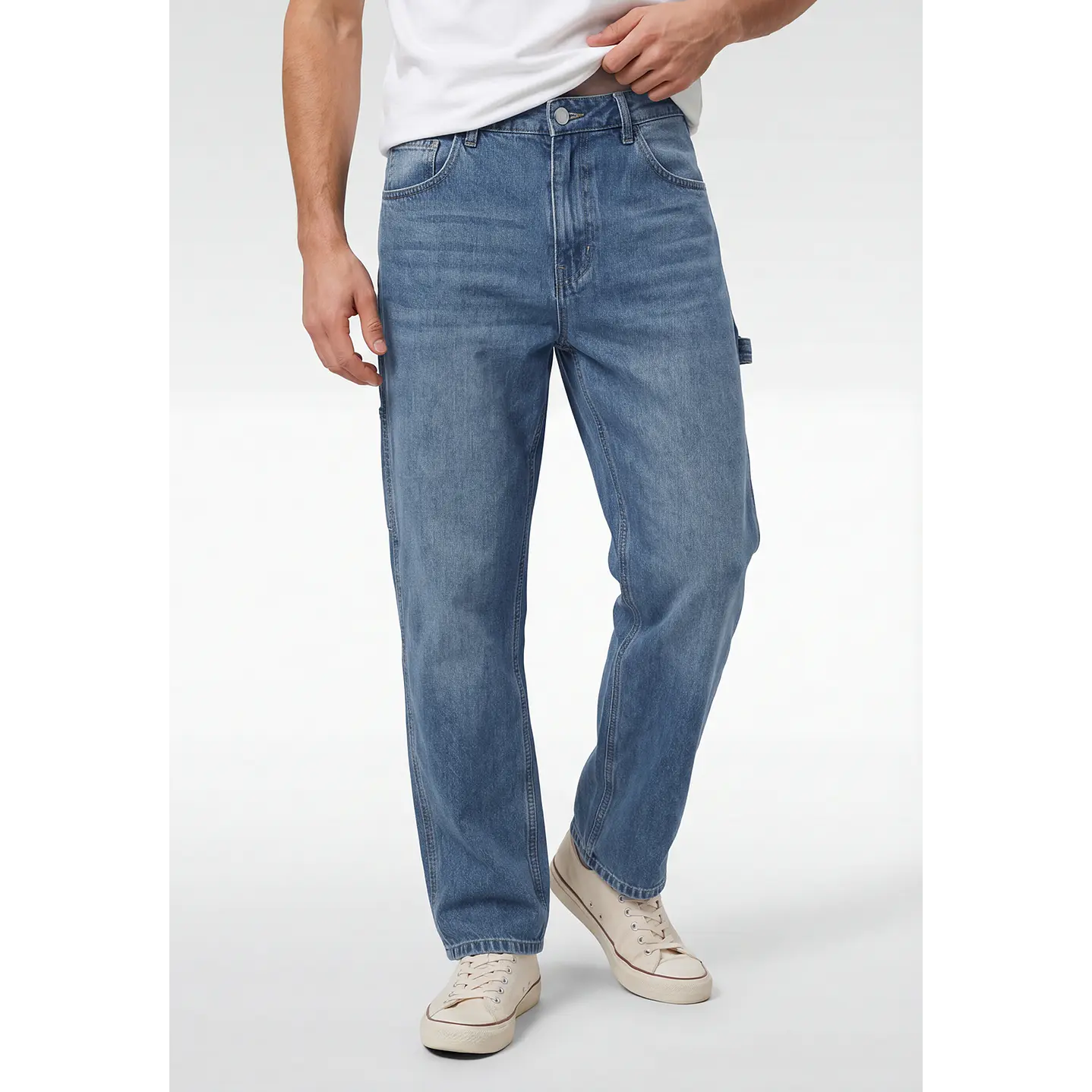 Jeans Ballon Hombre Celeste 1