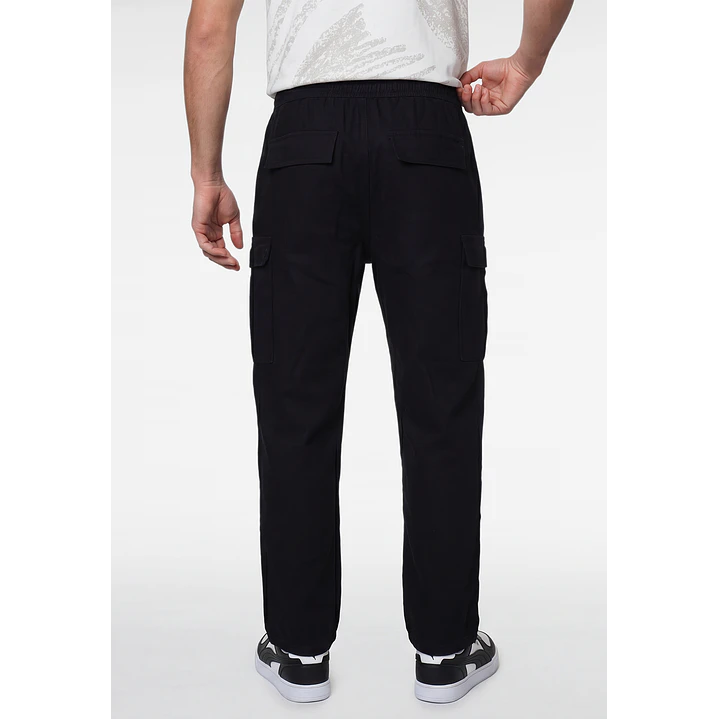 Jeans Jogger Cargo Hombre Negro 2