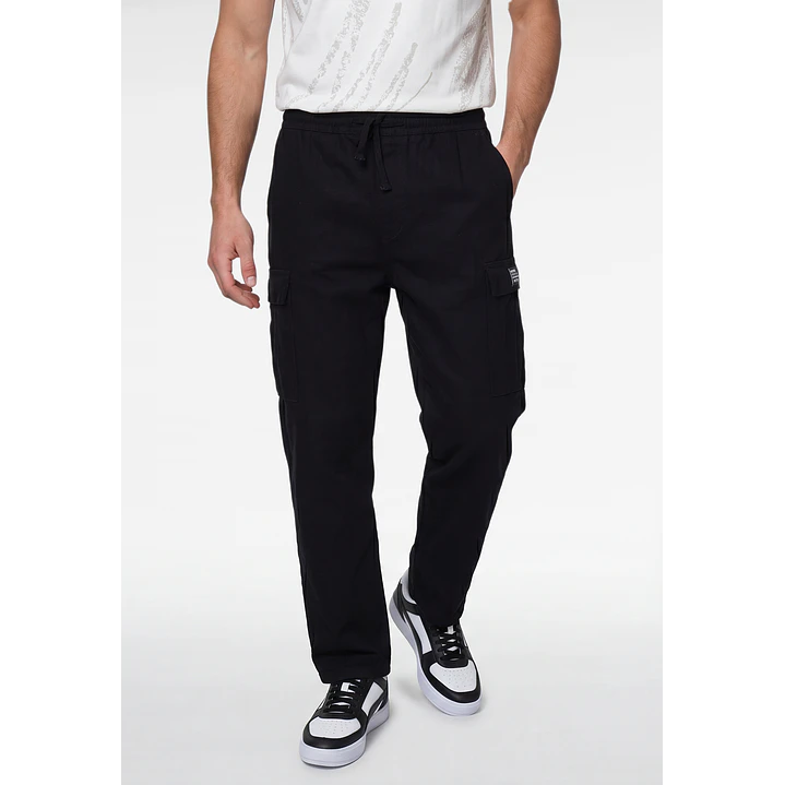 Jeans Jogger Cargo Hombre Negro 1