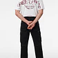 Jeans Cargo Ballon Hombre Negro - Miniatura 2