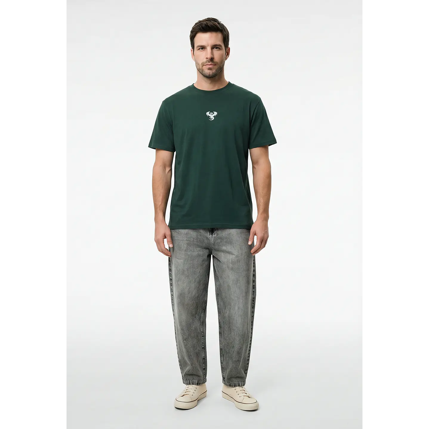 Polera Casual Hombre Verde 4