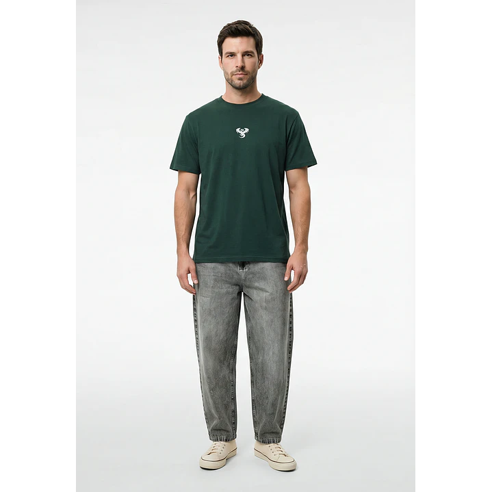 Polera Casual Hombre Verde 4