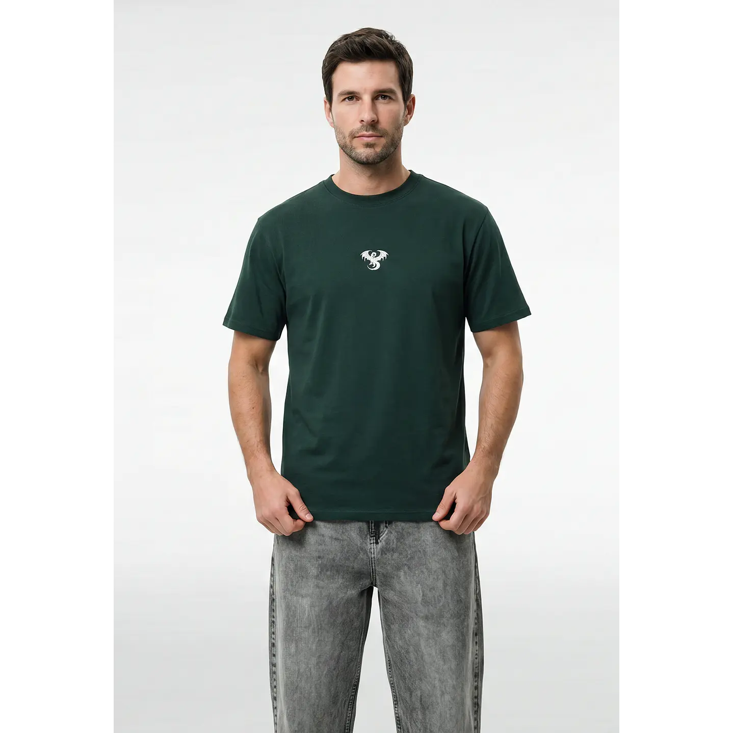 Polera Casual Hombre Verde 1