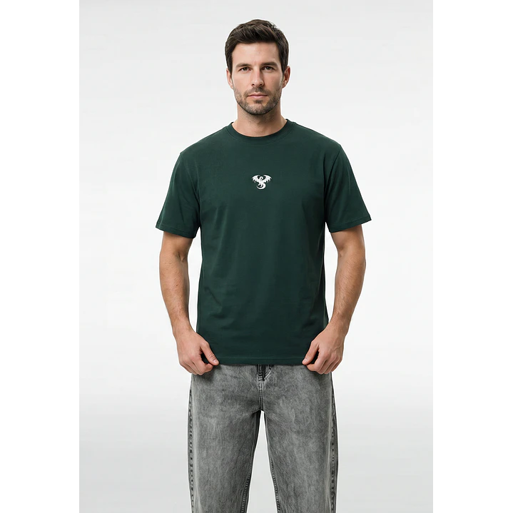 Polera Casual Hombre Verde 1