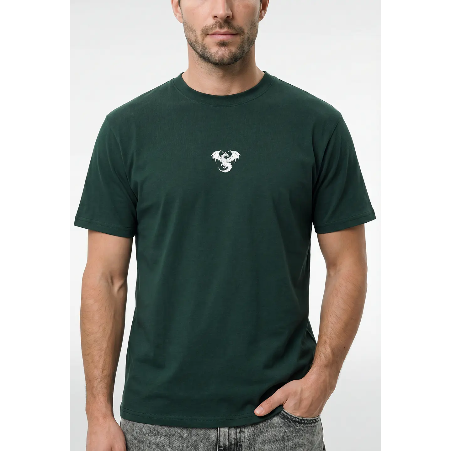Polera Casual Hombre Verde 2