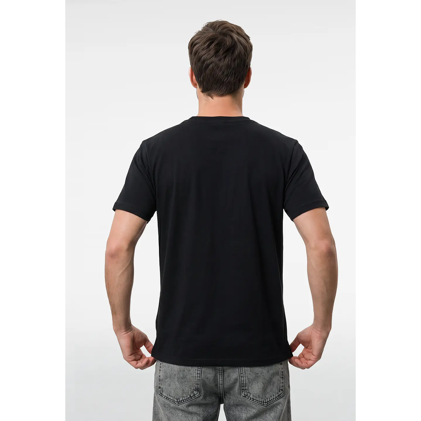 Polera Casual Hombre Negro 3