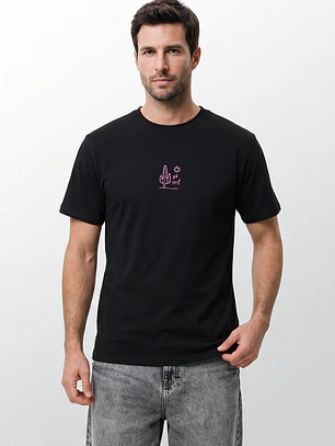 Polera Casual Hombre Negro